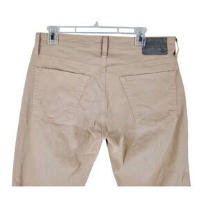Adriano Goldschmied AG Pants Everett Slim Straight Mens 33x29.5 Beige Khaki